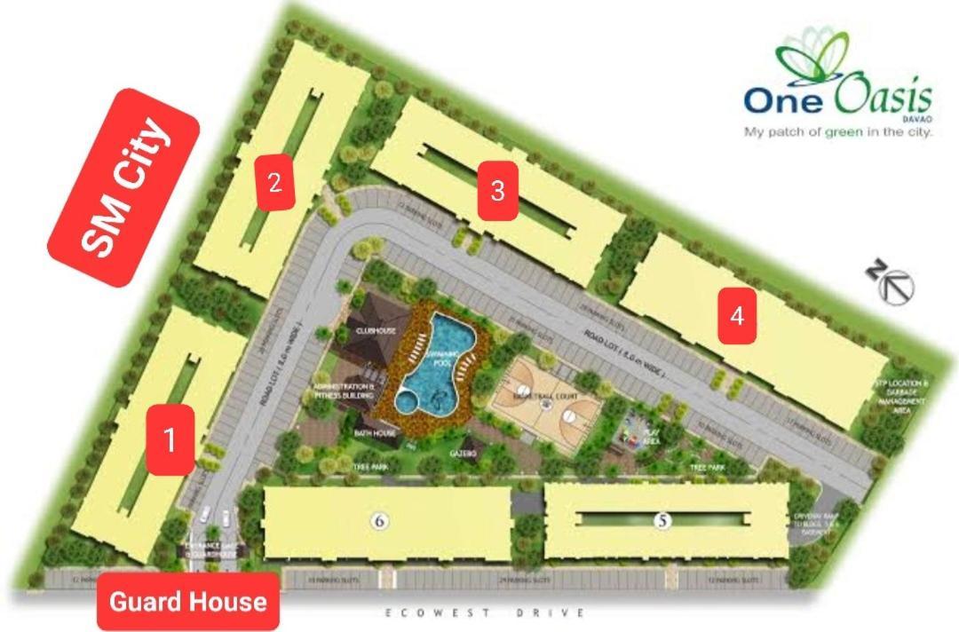 Ri'S One Oasis W Free Pool Back Of Sm City Mall Davao City المظهر الخارجي الصورة